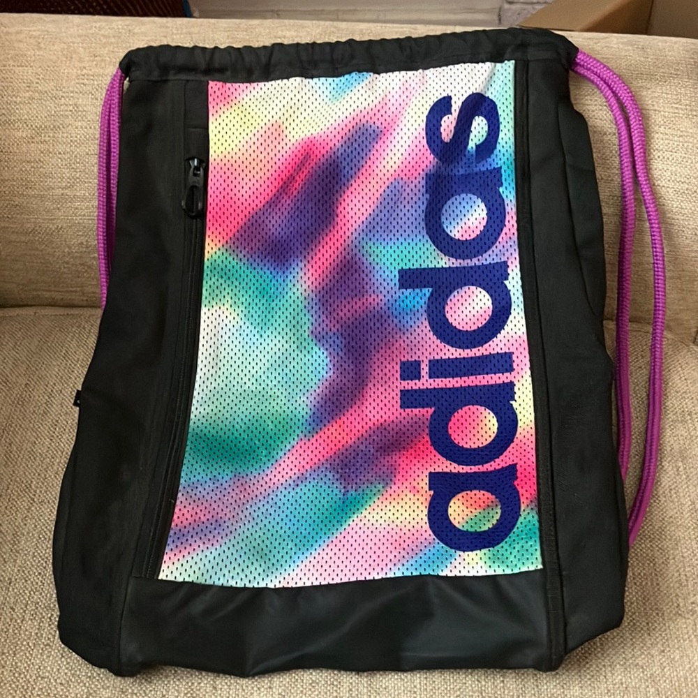 Adidas Tie-Dye Draw String Backpack - image 1